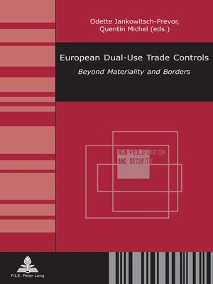 cover image of European Dual-Use Trade Controls